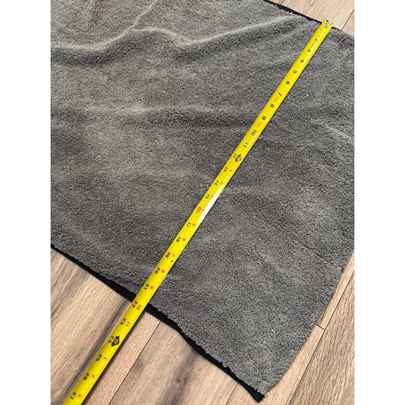 Dog Drying Towel & Glove Set For Pet Grooming Gray Microfiber Fast Absorbent 35" - Picture 6 of 12